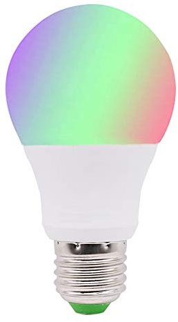Lampadina a cambio colore E27, lampadine LED RGB dimmerabili da 10 W E27 con attacco Edison, equivalenti a lampadine a incandescenza da 60 W, 16 colori a scelta, funzione di memoria, confezione da 2