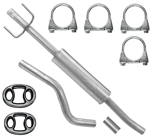 POLMOstrow Auspuff für Opel Corsa 3 III C 2000-2006 | Mitteltopf, Motoren: 1.2 - 1.2 - 1.4 | Fließheck