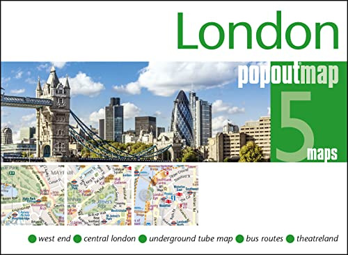 London PopOut Map: 2 pop-up maps in handy pocket-size format (Popout Maps)