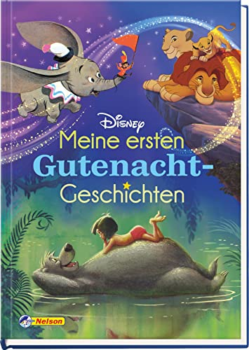 Disney Vorlesebuch: Meine ersten Gutenacht-Geschichten: Für Jungen und Mädchen ab 3 Jahren mit Dumbo, Mogli, Simba, Bambi und vielen mehr