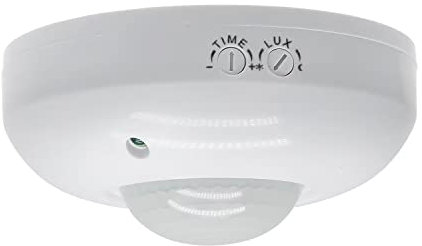 360 Degree Ceiling Mount Occupancy Sensor, 110-240V PIR Motion Sensor Switch, High Sensitive Movement Detector Light Switch, Neutral Required