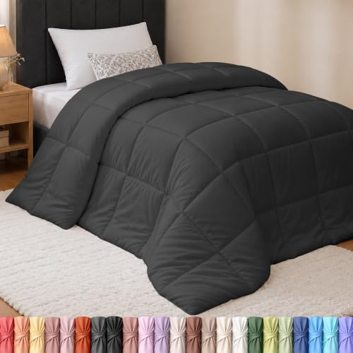 Utopia - Edredón para cama - Edredón acolchado con pestañas en las esquinas - Edredón alternativo con costuras formando cuadrados