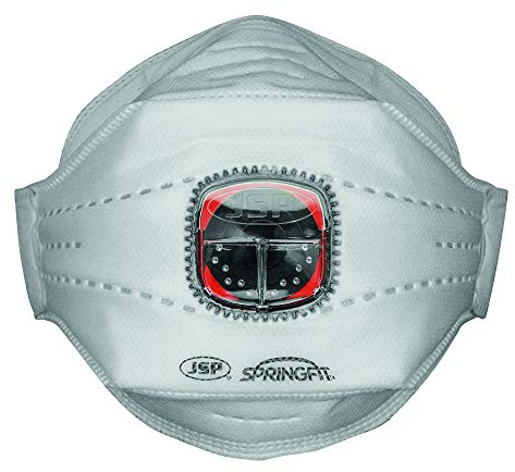 JSP Masque jetable trois plis Springfit™ FFP3V (435) avec Valve Typhoon™ vente au détail (BGA182-206-N00)