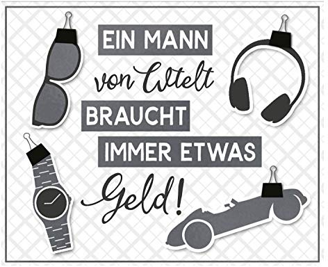 Depesche 10871-011 Wunscherfüller Soundbox zum Verschenken von Geld und Gutscheinen, mit Melodie und Geldbrief, ca. 11,2 x 9,5 x 3,5 cm