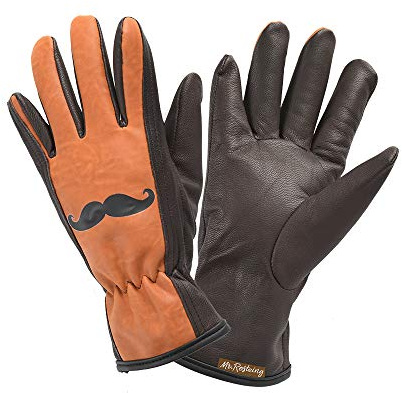 ROSTAING MISTER Gants Moustache Jardinage Homme Cuir Taille Plantation | Cuir look tendance, taille, plantation, désherbage, souplesse, confort, préhension, jardin homme