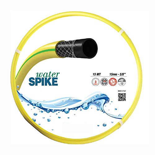 Schlauch24 Wasserschlauch Water Spike gelb 3 lagig 1 Zoll (Ø 25mm) 50m