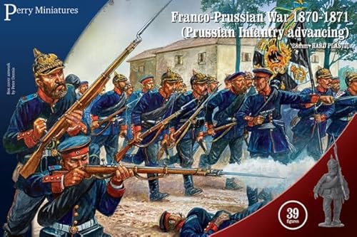 Preußische Infanterie vorrückend