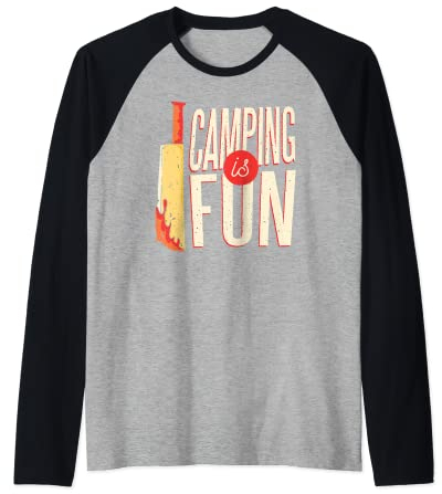 Couteau sanglant amusant pour camping et vacances en famille Manche Raglan