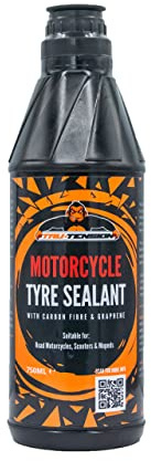 Tru-Tension | Karbonfaser-Reifendichtmittel | Reifenreparatur | Motorradwerkzeuge und Zubehör | 750 ml