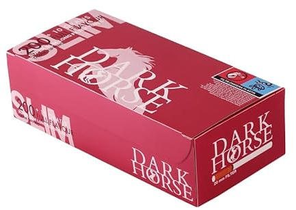 10 Boxen (2100 Hülsen) Dark Horse Super Slim Long Filterhülsen, 6,5 mm Durchmesser und 20 mm langer Filter