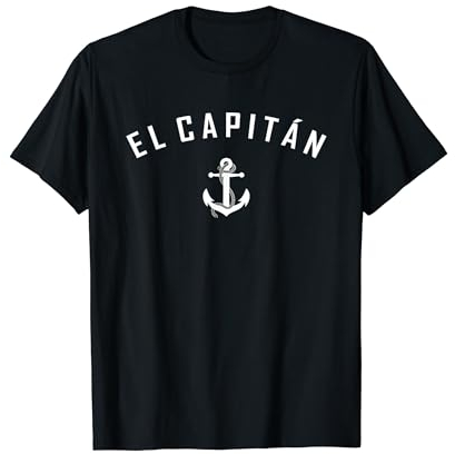 El Capitan Shirt Bootfahren Presen für Captain Boat Sailing Tee T-Shirt