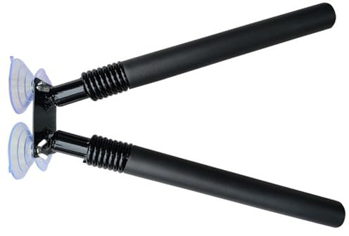 EXCLURA Wing Chun Holzpuppe Wing Chun Dummies Trainer Wandhalterung, Einfache Saugnäpfe Wing Chun Kampfsportpuppe, Tragbares Wing Chun-Trainingsgerät für Die Wand(Color:V Handle)