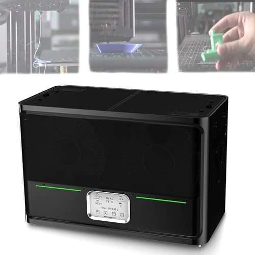Boîte de séchage de filament d'impression 3D, déshydrateur de stockage de filament 330 W à 4 bobines, contrôle automatique de l'humidité, équilibre de la température et triple ventilateur avancé