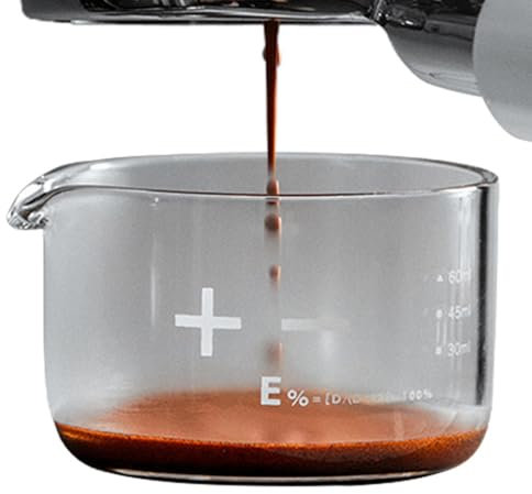 Bicchiere dosatore per espresso, tazza dosatrice per espresso, bicchiere da shot espresso da 100 ml con graduazioni - bicchieri da espresso, tazza di misurazione dei liquidi per la casa, gadget da