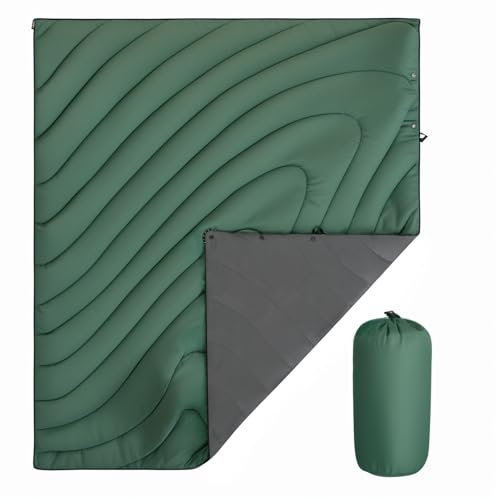 Coperta Campeggio, Coperta Impermeabile, Telo Montagna Impermeabile Für Alle Vier Reisedecke Geeignete Wärmedecke, Coperta Picnic Impermeabile, Thermodecke Mit Praktischer Tragetasche, 192 x 132 cm