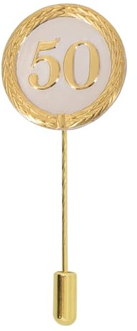 Deitert Anstecknadel 50 Jahre Silber-Gold
