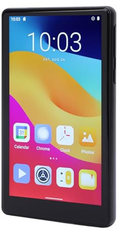 Lettore MP4 con Bluetooth 5.0, Touchscreen Retroilluminato a LED da 5 Pollici Lettore MP4 con Audio HiFi, Lettore Video Musicale Digitale con Dizionario Elettronico, Radio FM, 3