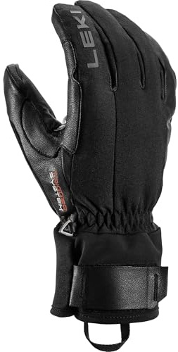 LEKI Unisex Argus Thermo 3D Handschuhe, Black, 7