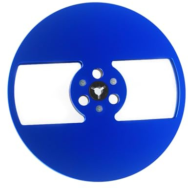 Ersatz-Aufnahmerolle aus Aluminium, 17,8 cm, 6,35 mm Spule auf Spule, für 2-Loch-Sounddecks