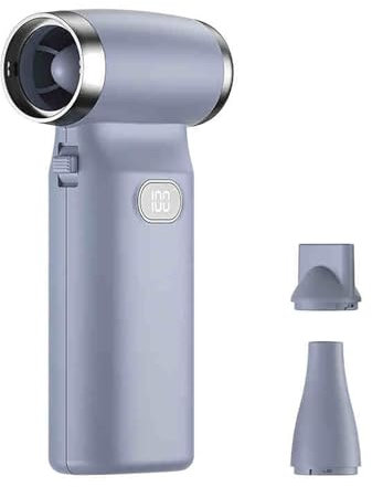 Mini Turbo spazzaneve da 6 pollici con LED Snow Whiz, spazzaneve for auto, soffiatore elettrico da 110.000 giri/min, spazzaneve portatile ad alta potenza, soffia acqua, soffia neve, pulizia esterna po