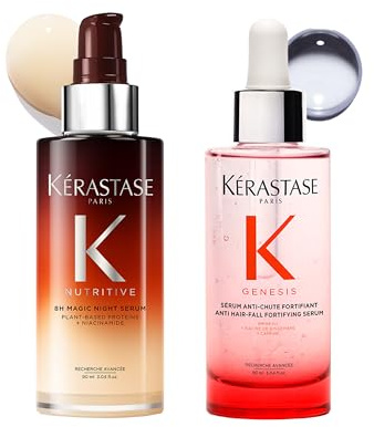 Kérastase Magic Power Duo, Genesis Anti-Chute Fortifiant Serum 90ml and Nutritive 8H Night Serum 90ml