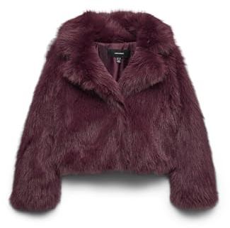 VERO MODA Short Jacket Vmnora-Giacca Corta, Winetasting, S Donna