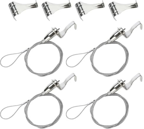 NAMOARLY 4juegos Cuerda Colgante Para Cuadros De Ganchos Para De Fotos Suministros De Bricolaje