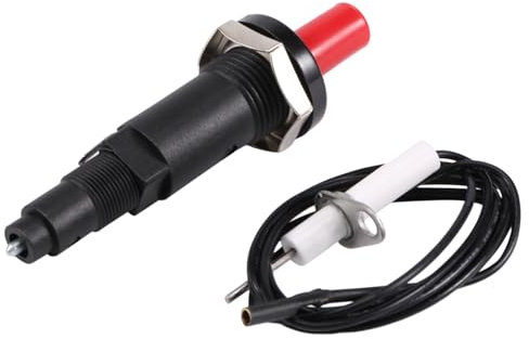 Qusedwey Juego de Encendido Piezoeléctrico con Encendedores de Cocina de Botón de 1000 Mm de Cable para Hornos de Estufas de Gas