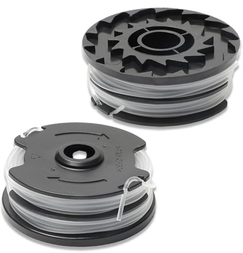 Txdzking Bobina de Alambre de Repuesto,Compatible con Parkside 20-Li PRT 50 PRT 300 PRT 550 de Bobina, 8,2m Φ1.65MM carretes de Alambre de Repuesto para cortabordes(2 bobinas)