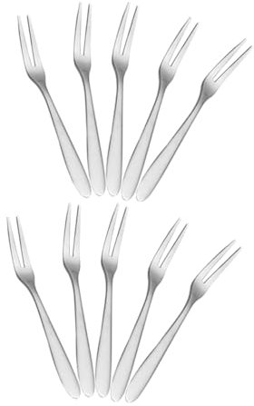 TOPPERFUN 12pezzi Forchette Inossidabile Per e Dessert Forchette Tasting Per Cocktail Antipasti e Dolci Per e