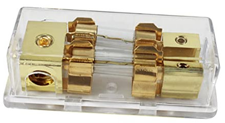 Happyyami Cable De Altavoz del Amplificador Asiento De Fusible De Cable para Automóvil Asiento De Seguridad con Fusible De Portafusibles para Audio De Coche