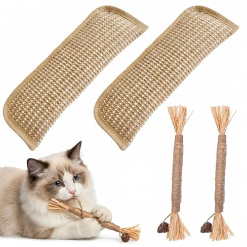 4 StückKatzenminze Katzenspielzeug Set, Katzenminze Kissen und Beißstäbchen, Spielzeug für Katzen mit Katzenminze Aroma, Weiche Kuschelkissen und Kauspielzeuge für Hauskatzen,Interaktives Spielen, anr