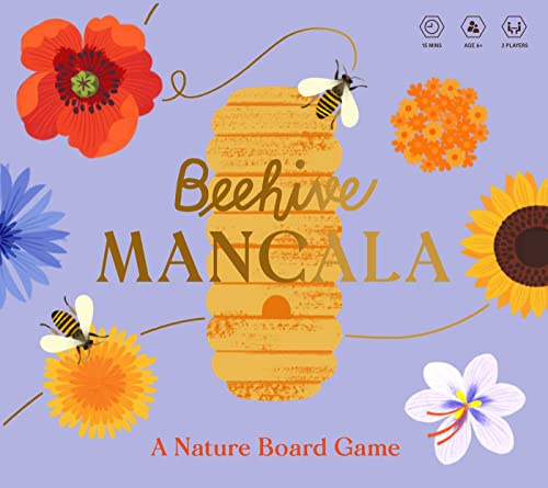 Beehive Mancala: A Nature Board Game, 1.9375 x 4 x 5.75 inches