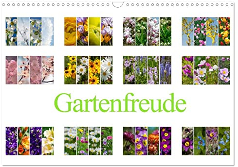 Gartenfreude (Wandkalender 2026 DIN A3 quer), CALVENDO Monatskalender: Des Gärtners Freude ist wenn alles blüht. (CALVENDO Natur)