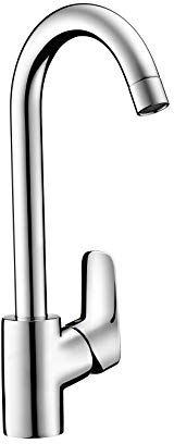 Hansgrohe 13816000 Mycube – Grifo de fregadero de cocina, cromo