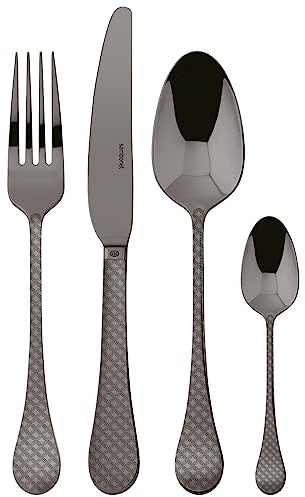 Sambonet [W0724] [W0724] [W2404] Taormina Besteck 24tlg. Vh., Edelstahl/PVD 2Black - 52766K81 [SP] UVP: 359,00