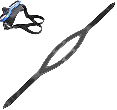 Sangle de masque de plongée, 55 cm/21,7 pouces universelle en silicone confortable élastique pour la natation accessoires pour hommes et femmes sports nautiques