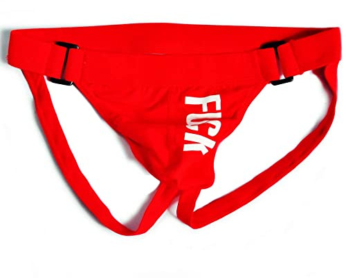 Alienjoy Jockstrap String Tanga per Uomini, Biancheria Intima Sexy da Uomo, Slips, Tanga in Cotone, a Vita Bassa, G-Strings Sportivi, Jock Strap, Mutandine, Colore: rosso, XL