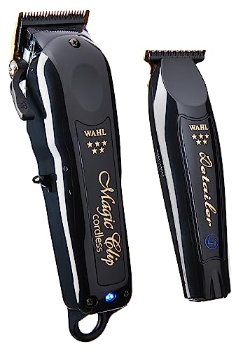 Wahl Professional Cordless Barber Combo, Cordless Magic Clip und Detailer Li, 100 Minuten Laufzeit