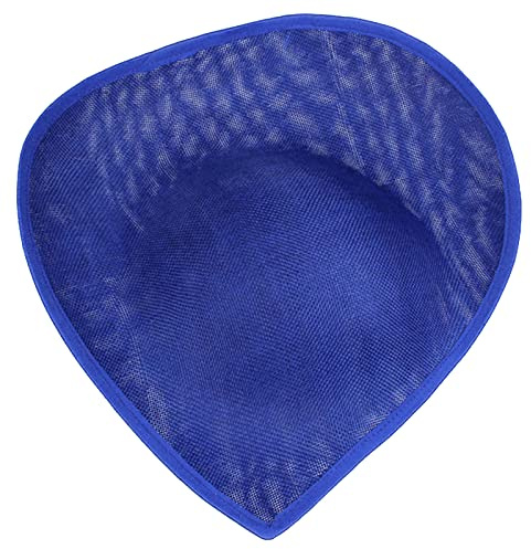 URTERYSER Hutsockel DIY Untertasse Sinamay Hut Basis Teardrop Sinamay Untertasse, Königsblau, 38.00 * 32.00 * 3.00CM