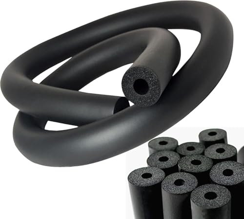 Pipe Insulation Foam Tube, 1.8 m Length Foam Tubing for Handle Grip Support, Pipe Lagging Foam, Pipe Lagging, Foam Pipe Covers for Winters Outdoor Water Pipe Insulation Freeze Protection(ID 76 mm)
