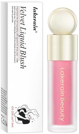 Blush Liquide | Fard À Joues 7.5ml, Imperméable MaquCrème Douce Pour Visage, Crème Mat À Texture Mousse, Naturel Longue Durée Pour Joues, Lisse, Couleur Longue Durée