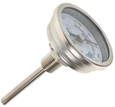 CIYODO Termometro Per Vino in Acciaio Inossidabile Termometro A Quadrante Per Misurazione Temperatura Vino Lettura Precisa