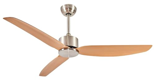 DPAOZPO Ventilatore da Soffitto 6 Velocità, Ventilatore da Soffitto Senza Luce, Ventilatore Potente Con Timer 1/2/4h(Gray,137cm)
