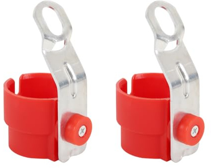 Ludom Support de prise de remorque, 7 broches et 13 broches, support de protection (rouge)