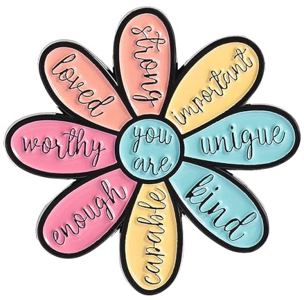 Funny Pin Badges for Lanyards, Funny Enamel Pin Badges, Lanyard Pins, Cartoon Flower Enamel Pins, for Clothes, Bags & Backpacks, Enamel Badge Cute