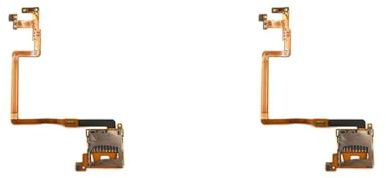 Qomcsrl 2X Flessibile A Nastro per Modulo Pulsante Spalla LR per Lettore di Schede SD NDSi, Accessorio di Ricambio