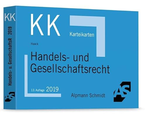 Karteikarten Handels- und Gesellschaftsrecht