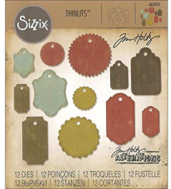 Sizzix SIZ662423 Tholtz Thinlits Die Gift Tags TH
