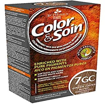 Les 3 Chênes color & soin spezielle damen kupfer goldene blond: 7gc